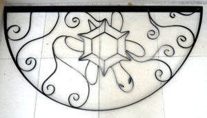 Table pour serre de jardin motif tortue