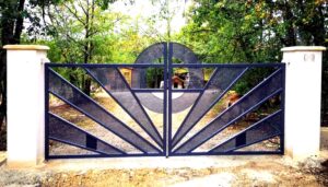 Portail Zen thermolaqué sur mesure